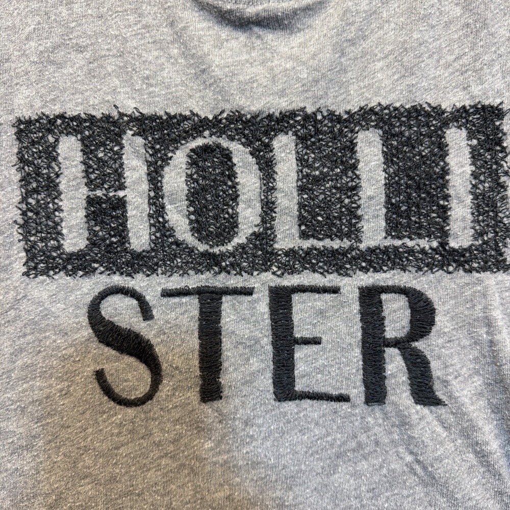 Vintage Y2K Hollister Gray Graphic Tank Top Surf Skate Streetwear Summer XSMALL - Picture 5 of 7